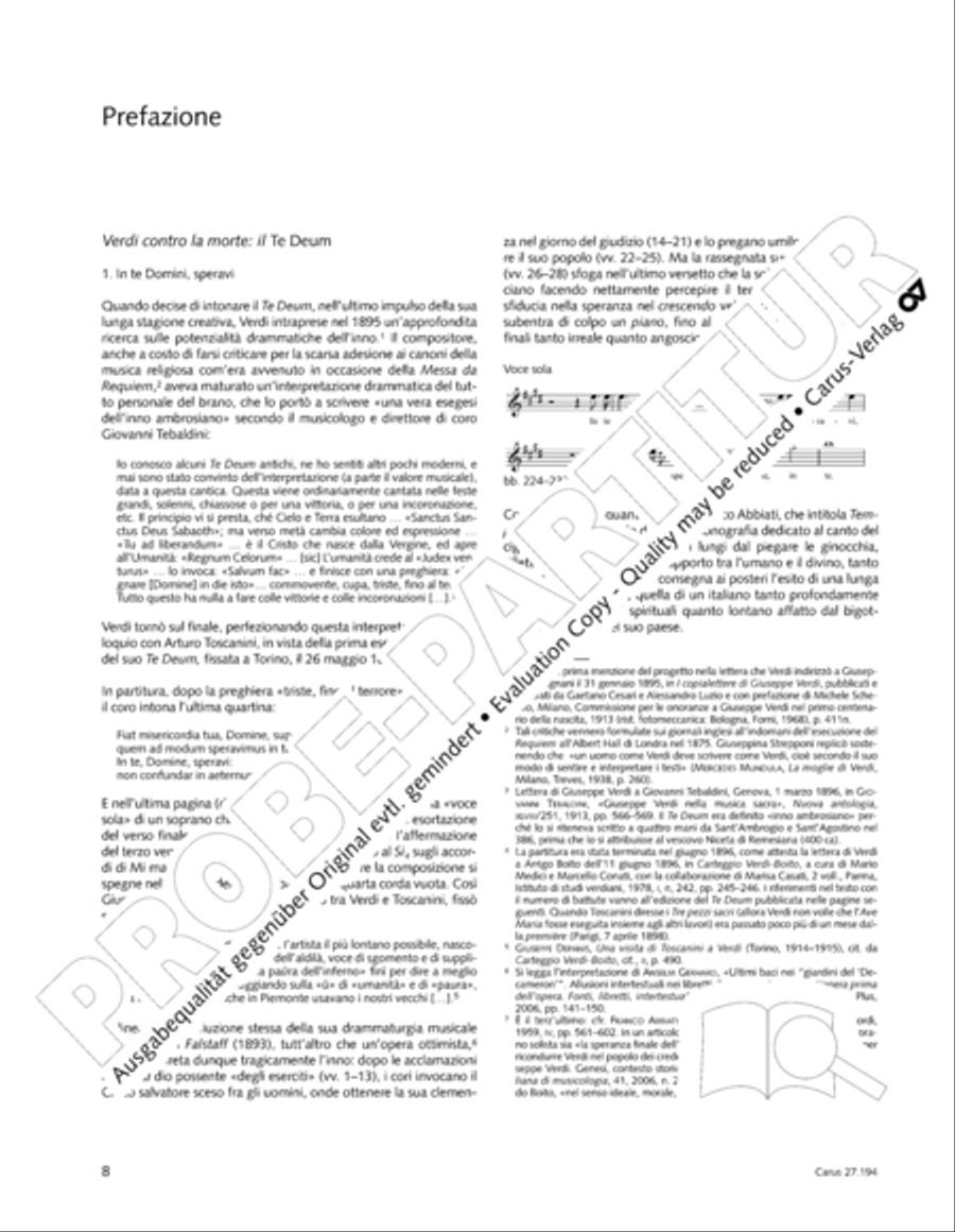 Te Deum 4-Part scores gallery preview page 9