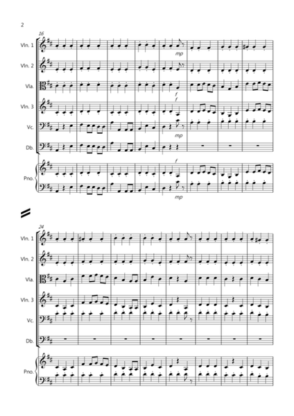 3 Easy Christmas Pieces for String Orchestra (volume one) image number null