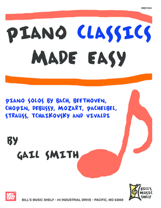Book cover for Piano Classics Made Easy