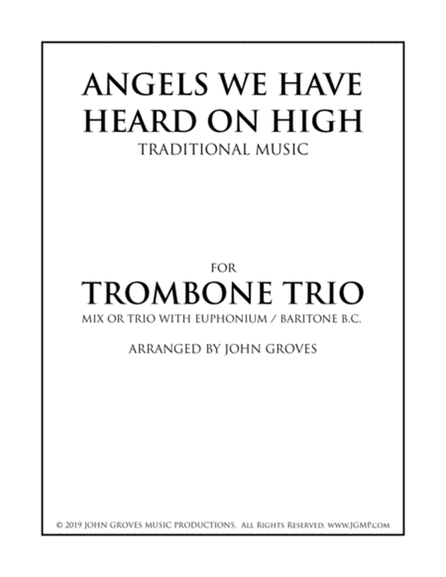 Angels We Have Heard On High - Trombone Trio image number null
