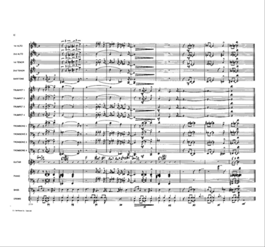 Travelin' Home Jazz Ensemble scores gallery preview page 13