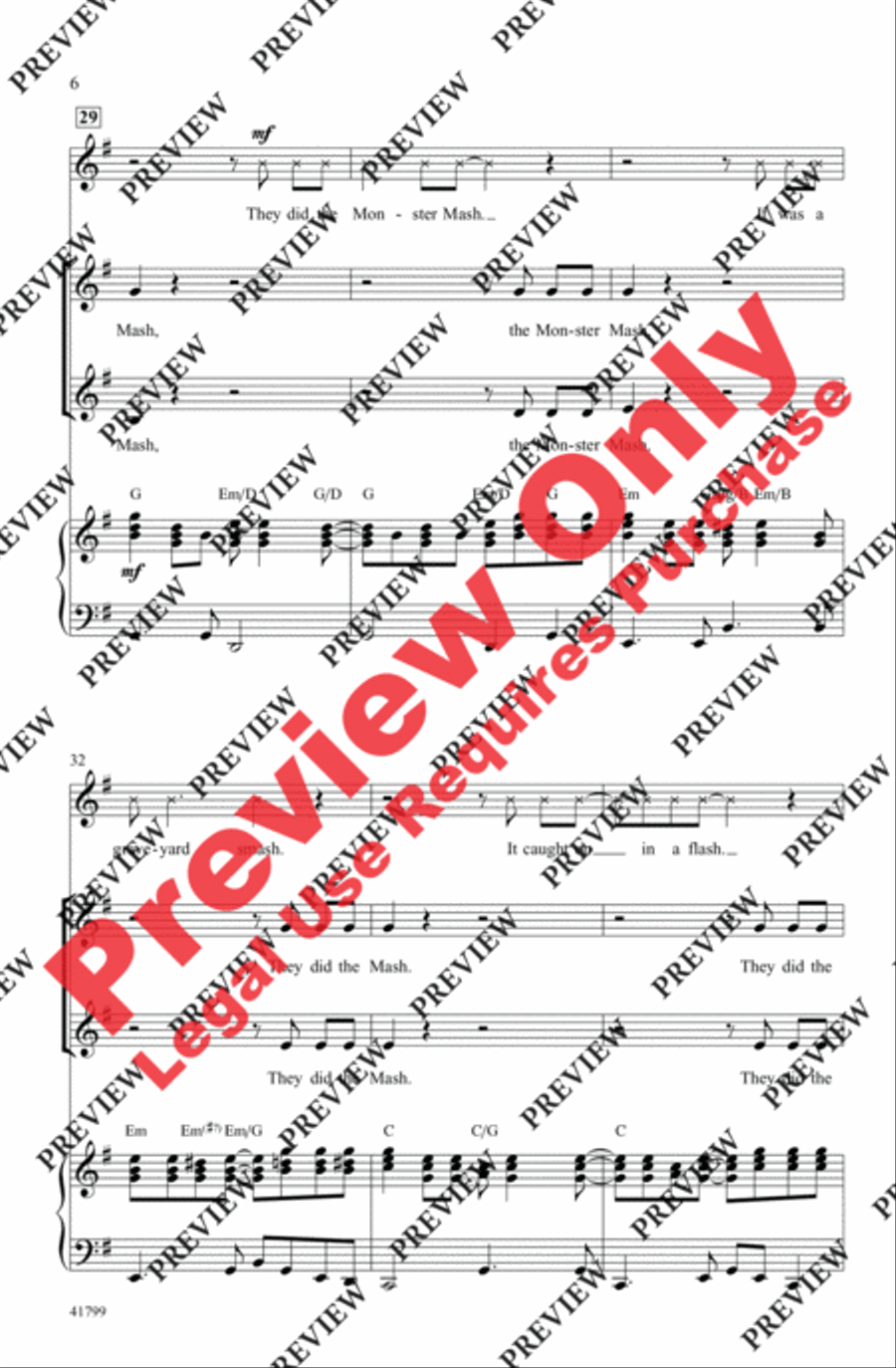 Monster Mash Monster Mash 2-Part scores gallery preview page 6