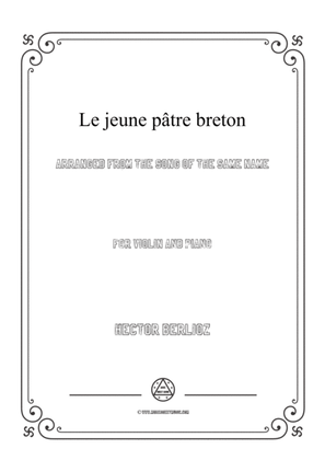 Berlioz-Le jeune pâtre breton,for Violin and Piano