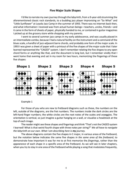 Into the Labyrinth An Anatomy of Position Playing for Jazz Guitar