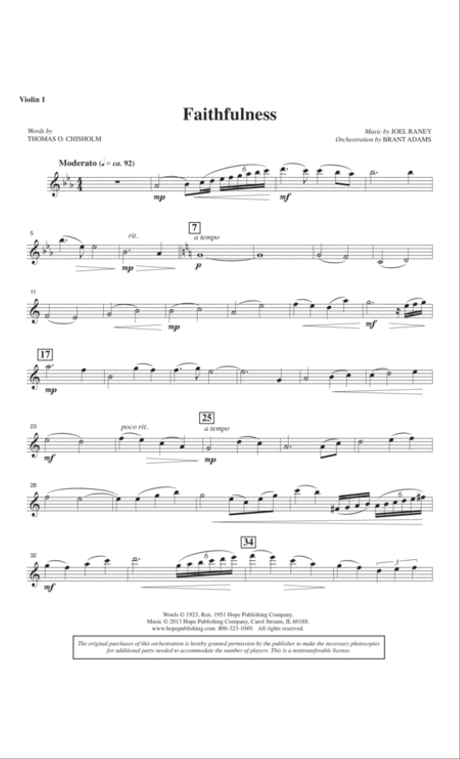 Faithfulness 4-Part scores gallery preview page 54