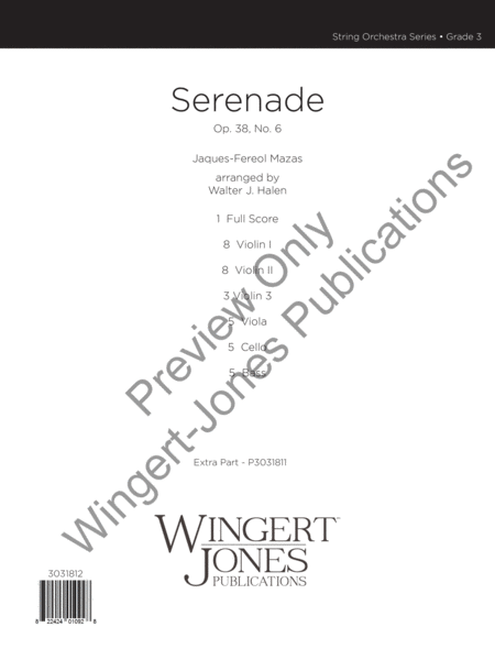 Serenade Op. 38, No. 6 image number null