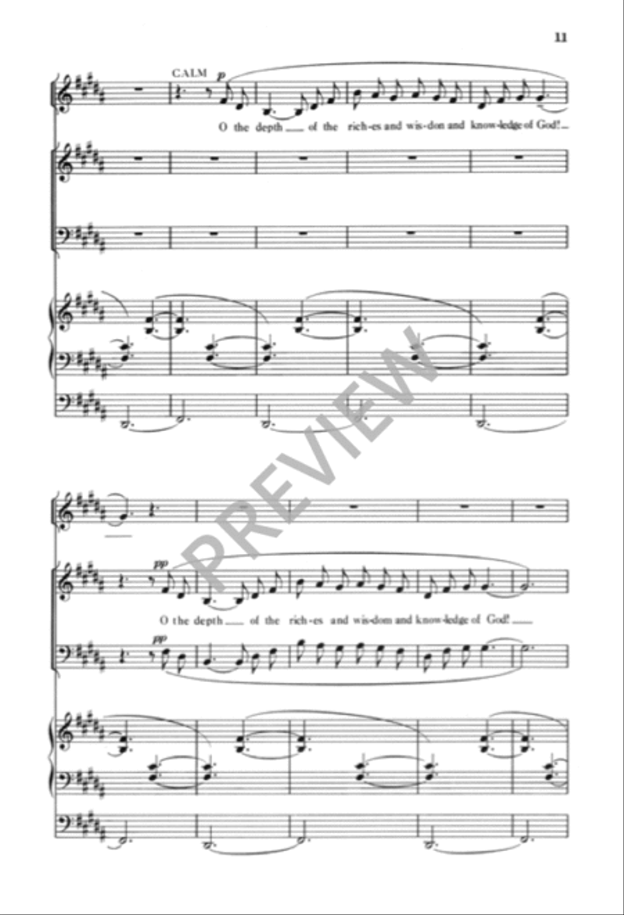 A Prayer for Us 4-Part scores gallery preview page 13