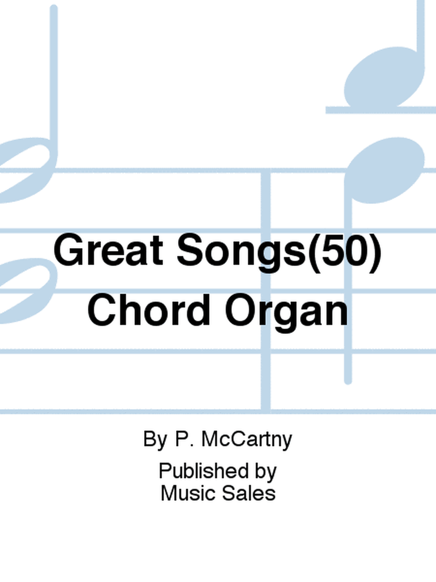 Great Songs(50) Chord Organ