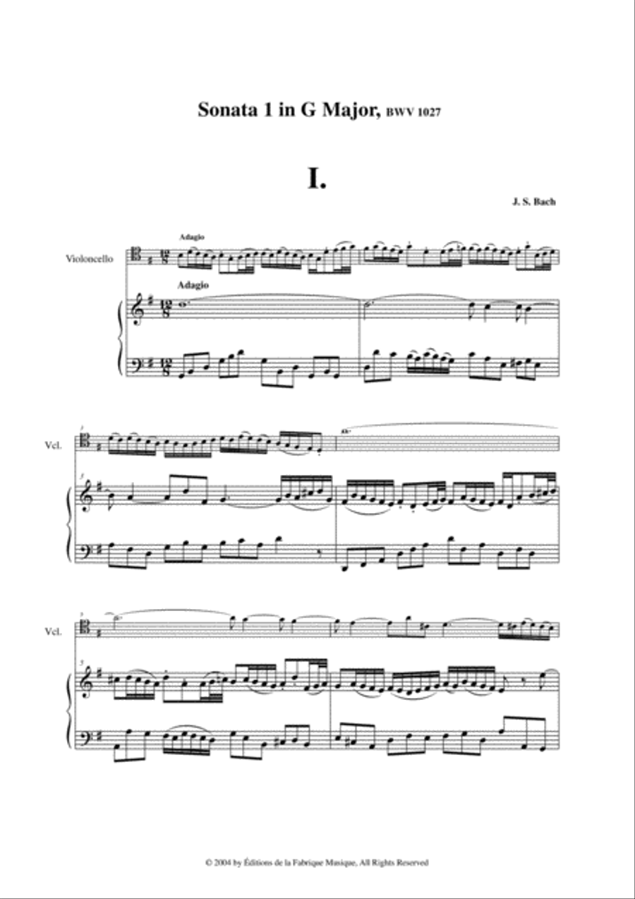 J. S. Bach: 