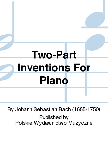 Two-Part Inventions For Piano