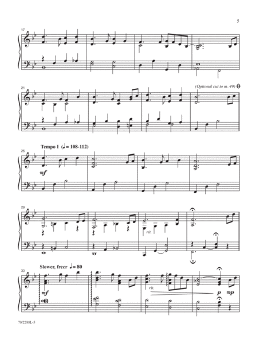 Cherish the Cross Cherish the Cross Piano Solo scores gallery preview page 3