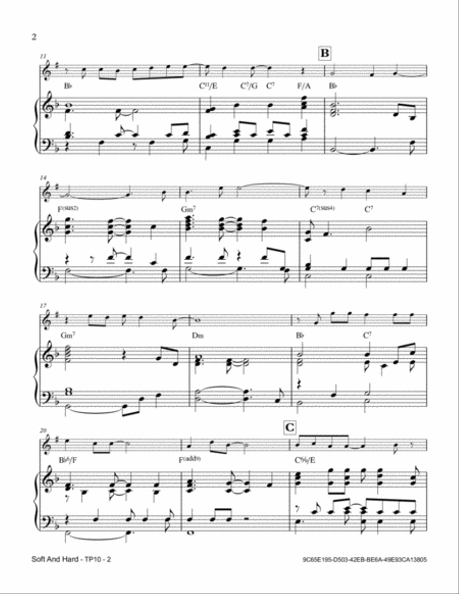 Soft And Hard Trumpet Solo scores gallery preview page 2