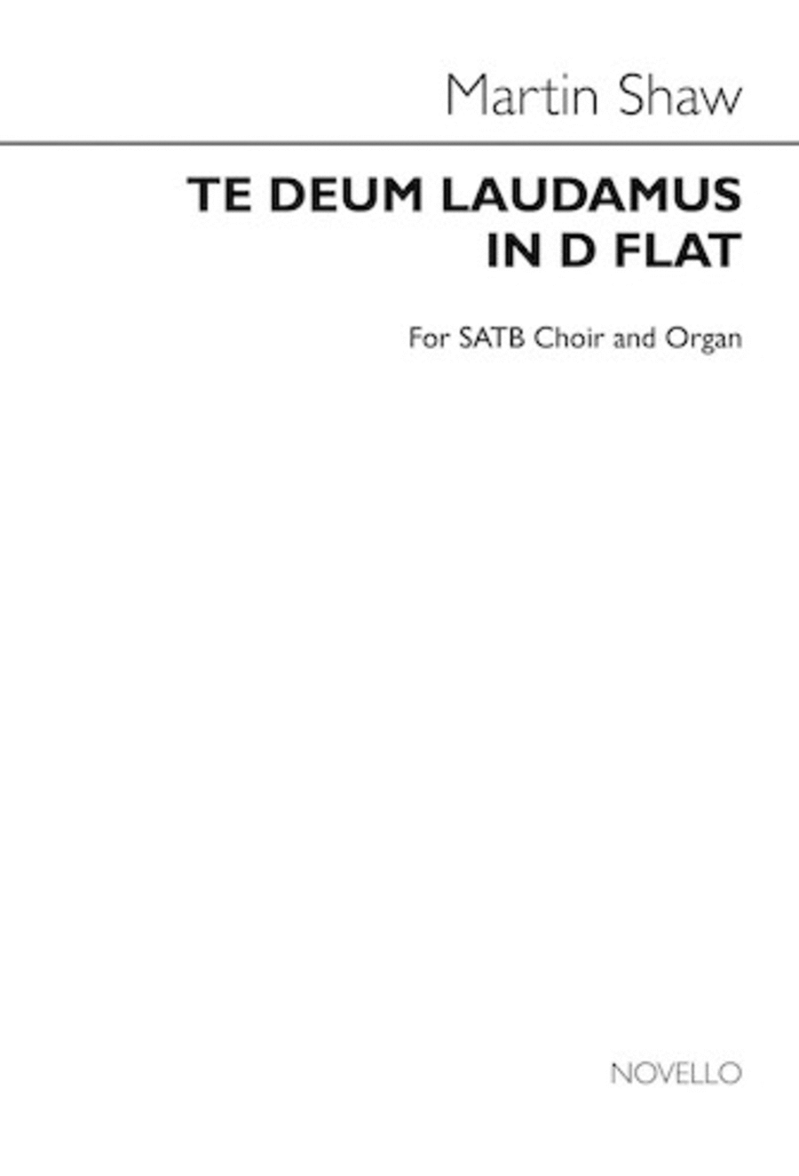 Te Deum Laudamus in D Flat 4-Part scores gallery preview page 1