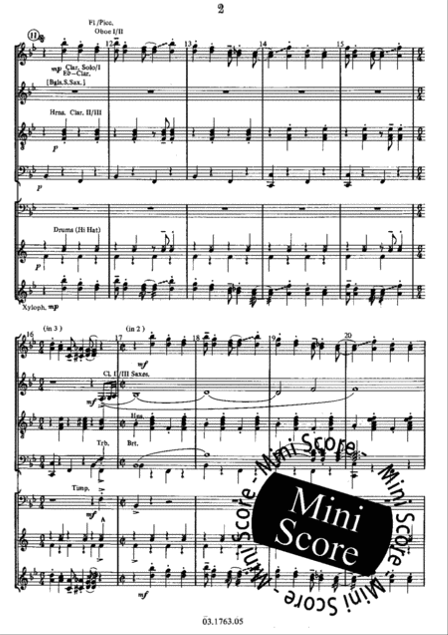 Honky Tonk Ragtime Big Band scores gallery preview page 6