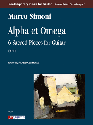 Book cover for Alpha et Omega. 6 Sacred Pieces for Guitar (2020)