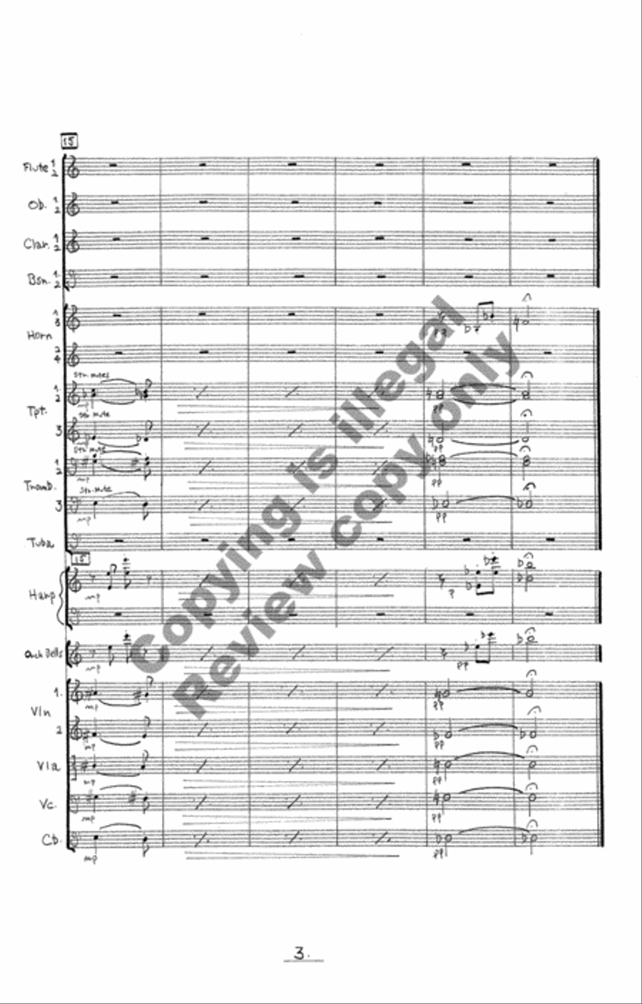 The Dinosaur's Tale The Dinosaur's Tale Full Orchestra scores gallery preview page 5