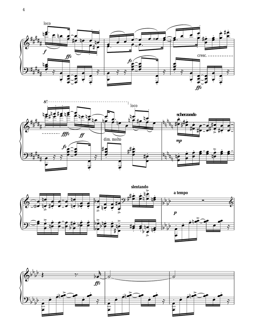 Estela: Rag Latino Estela: Rag Latino Piano Solo scores gallery preview page 4