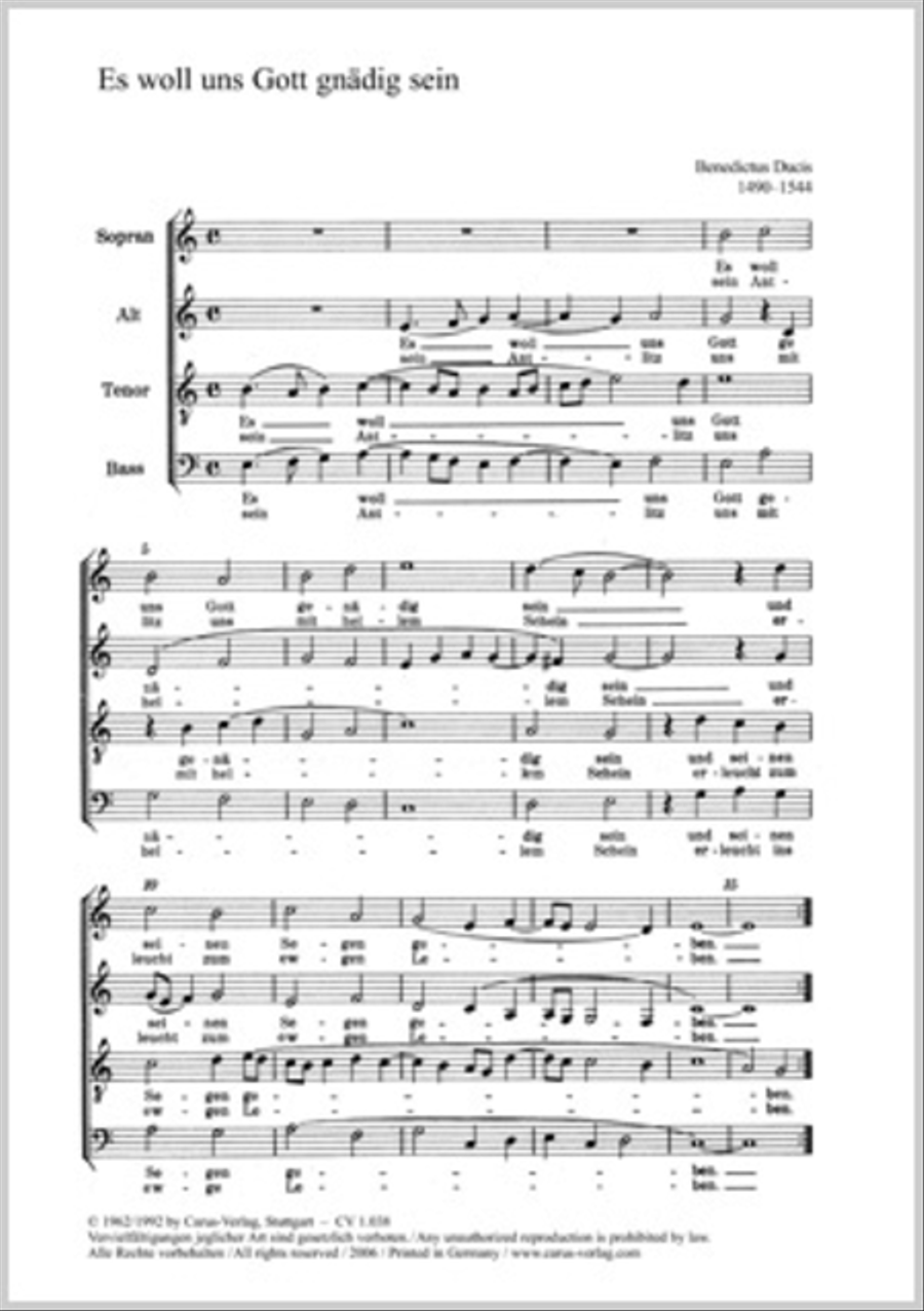 Zwei Choralmotetten zu 4 Stimmen (Ducis) Score scores gallery preview page 1