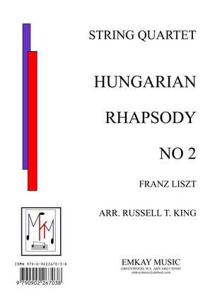 Book cover for HUNGARIAN RHAPSODY NO 2 – STRING QUARTET