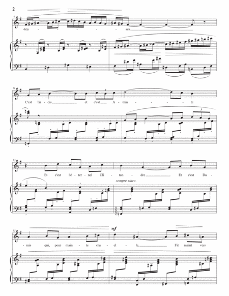 FAURÉ: Mandoline, Op. 58 no. 1 (transposed to G major)