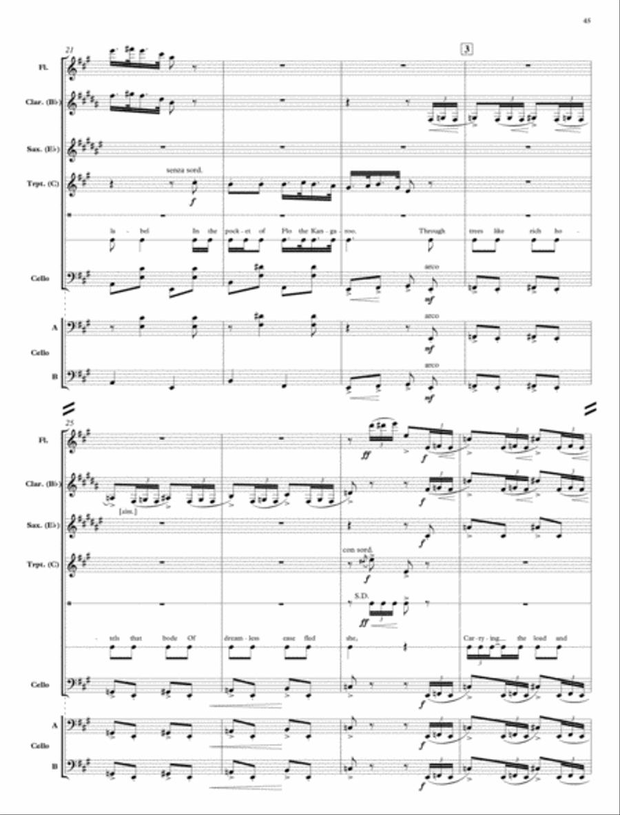 Facade Entertainments Clarinet scores gallery preview page 3