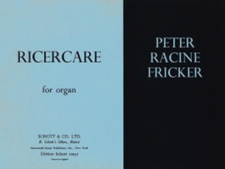 Ricercare Op. 40