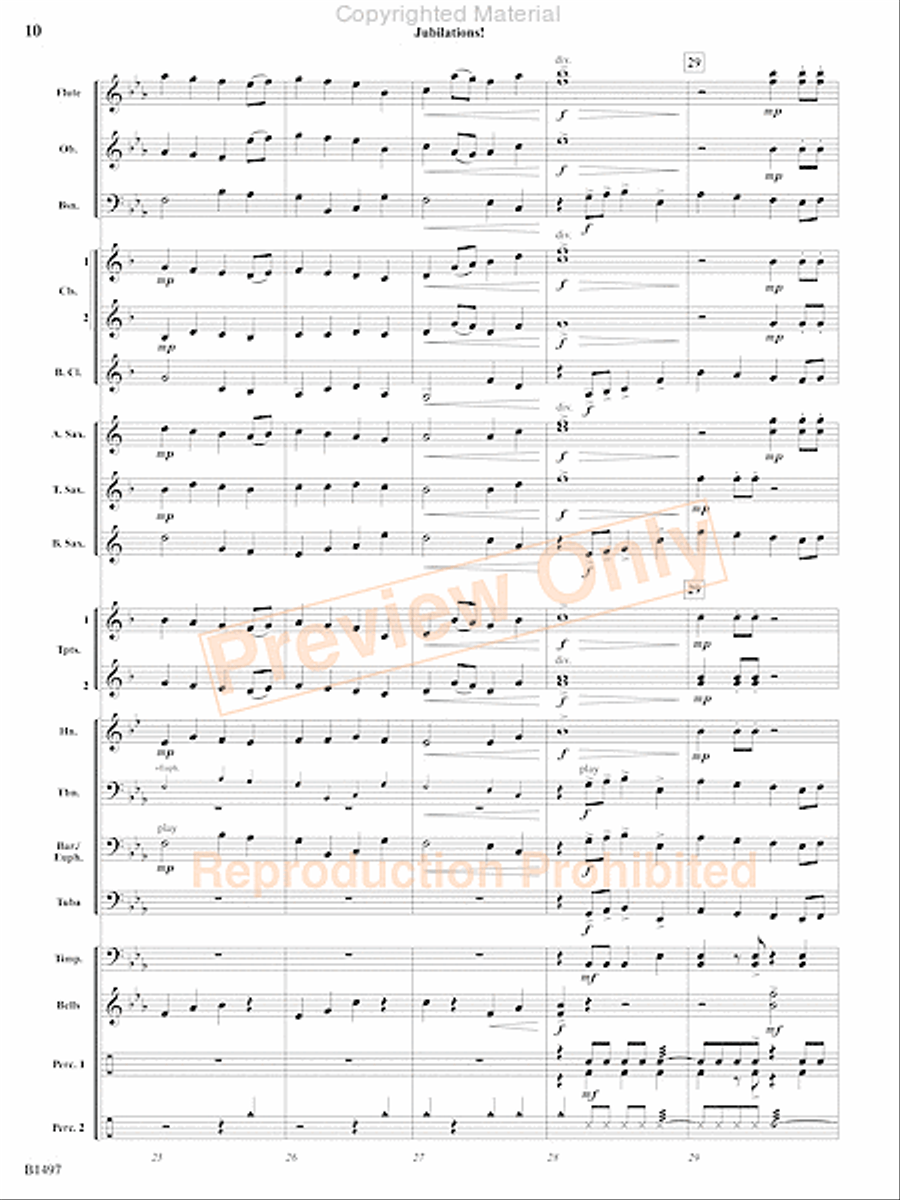 Curtain Up! Concert Band scores gallery preview page 55
