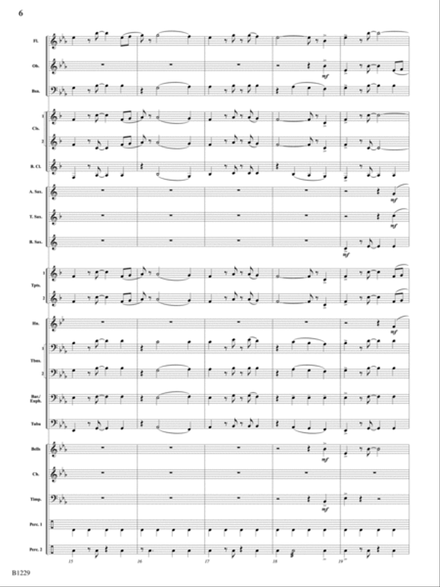 Cheyenne: Score Concert Band scores gallery preview page 6