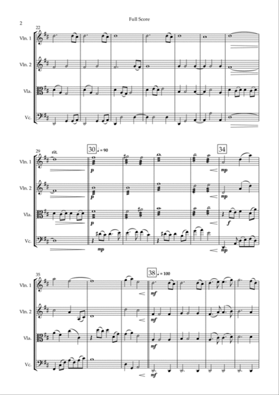 Jurassic Park Iii Jurassic Park Iii String Quartet scores gallery preview page 2