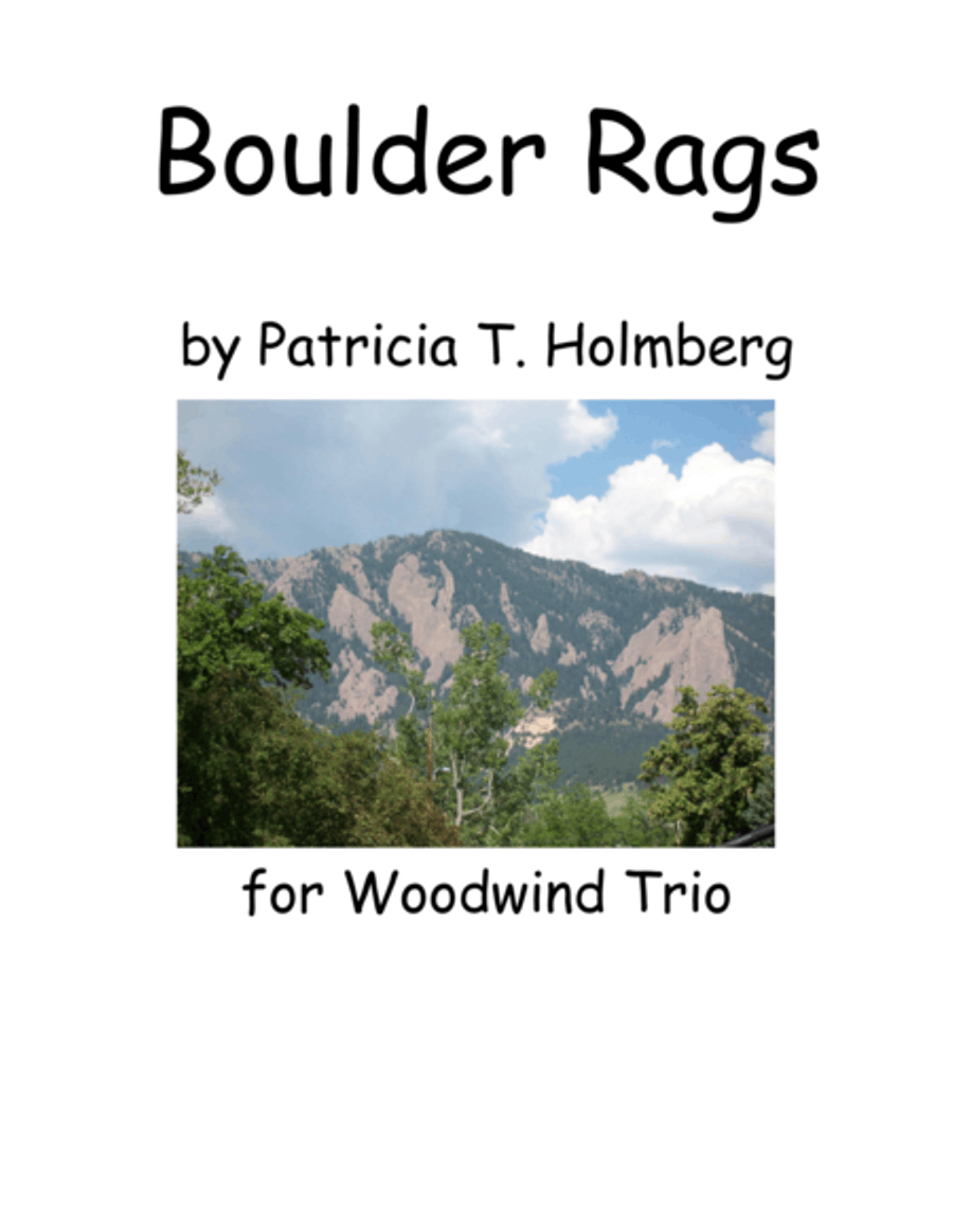 Boulder Rags, Arr. for Flute, Clarinet and Bassoon FLUTE PART Bassoon scores gallery preview page 1