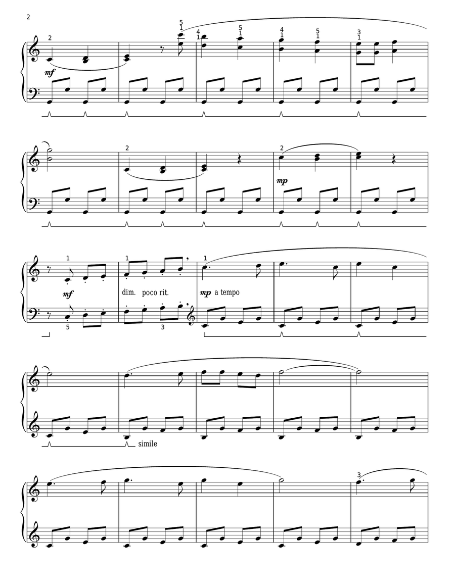 Do-Re-Mi (from The Sound of Music) Piano Solo scores gallery preview page 2
