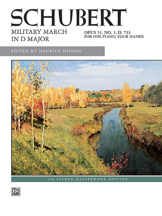 Book cover for Schubert -- Military March in D Major, Op. 51, No. 1