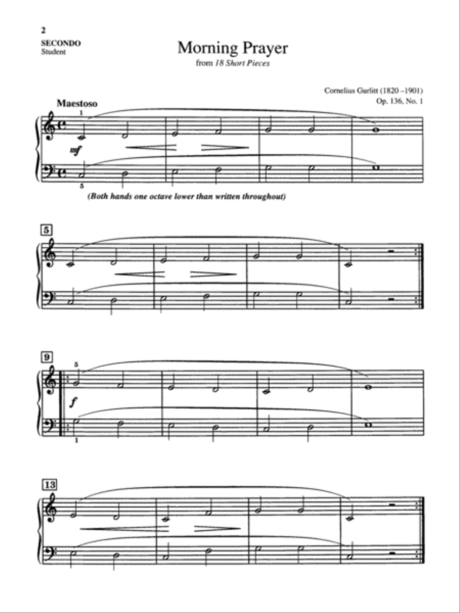 Easy Classical Piano Duets for Teacher and Student, Book 1 Small Ensemble scores gallery preview page 3