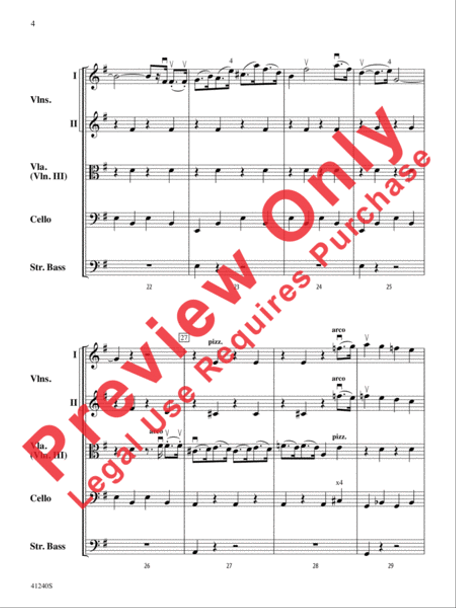 Minecraft String Orchestra scores gallery preview page 5