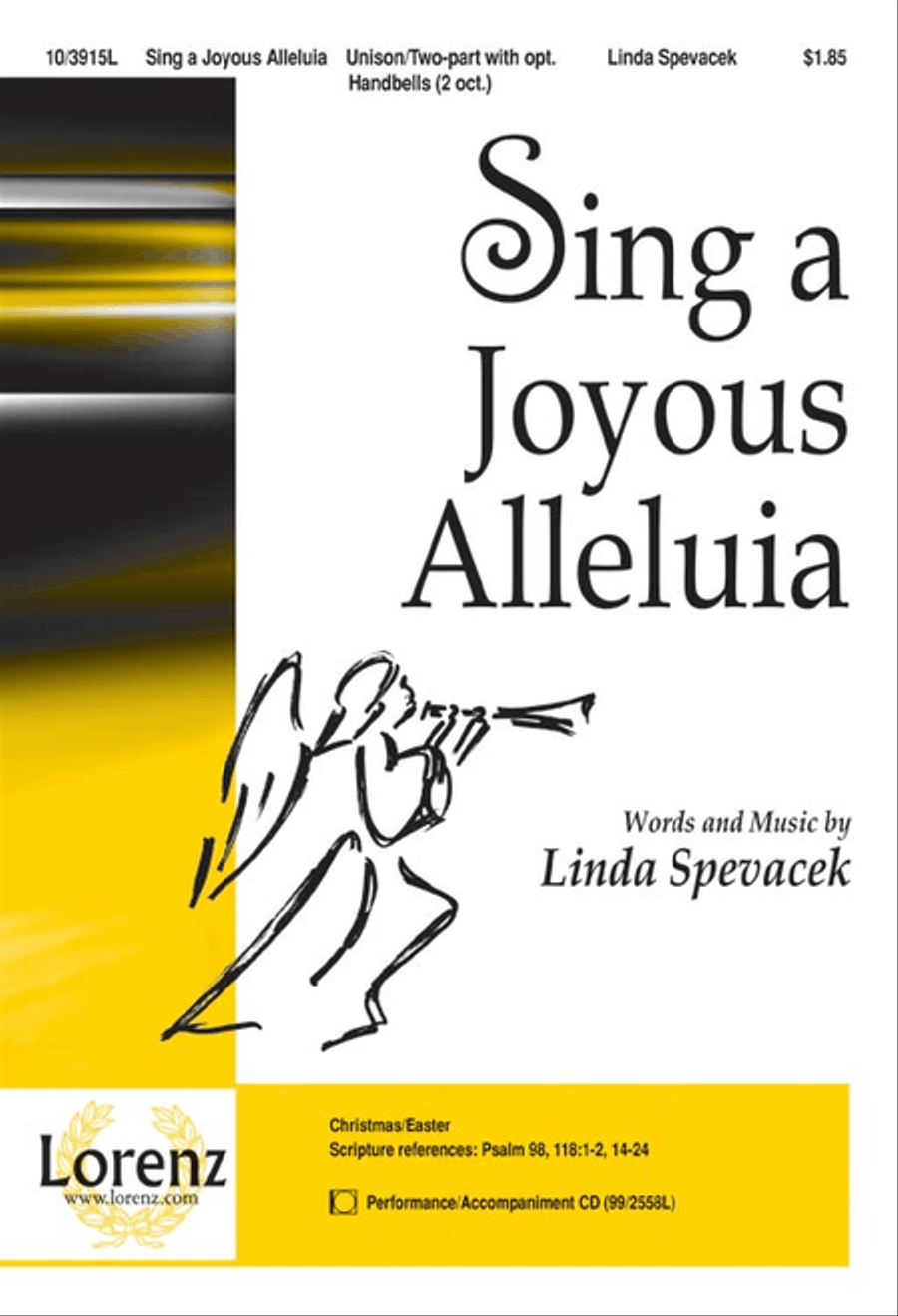 Sing a Joyous Alleluia Unison Choir scores gallery preview page 1