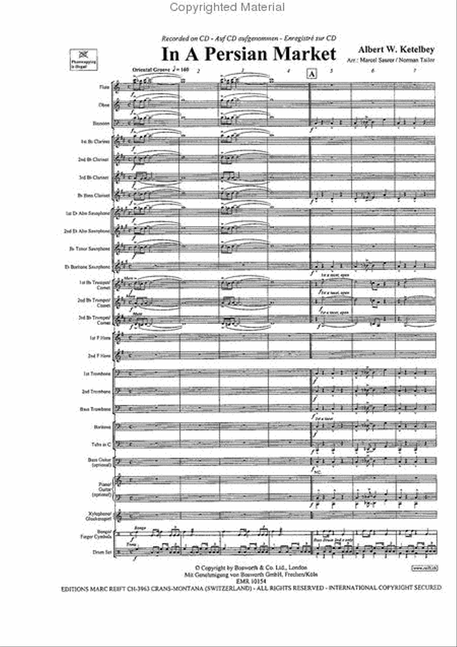 In A Persian Market Concert Band scores gallery preview page 3