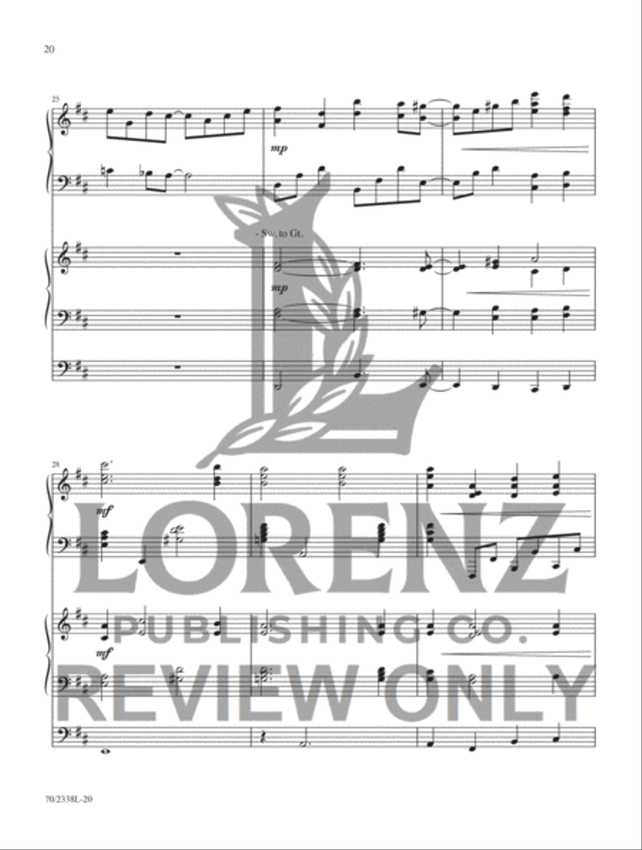 My Father's World Sacred scores gallery preview page 14