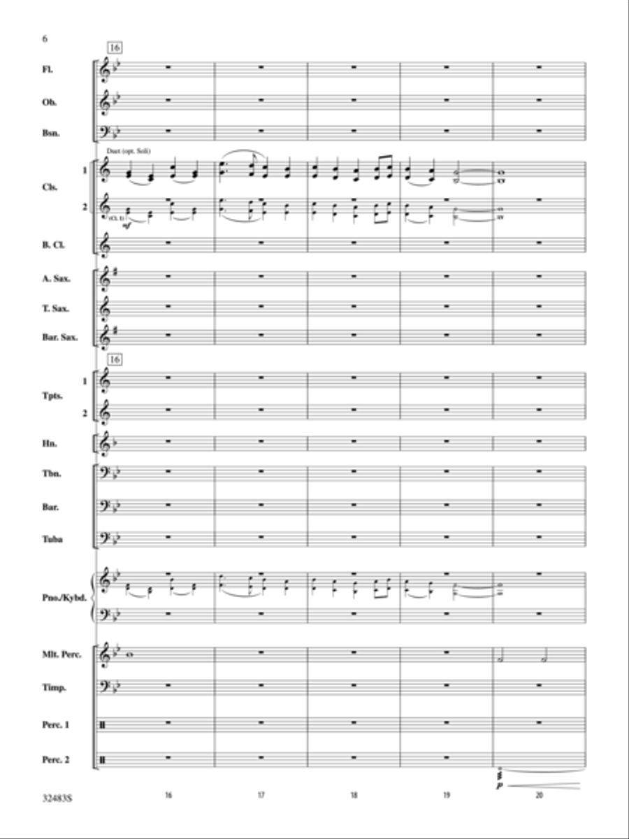 Angels from the Realms of Glory Concert Band scores gallery preview page 5