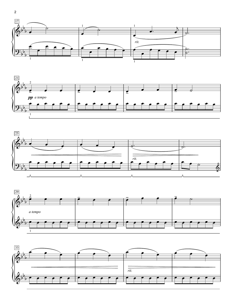Ballade No. 1 (Windchime Serenade) Piano Solo scores gallery preview page 2
