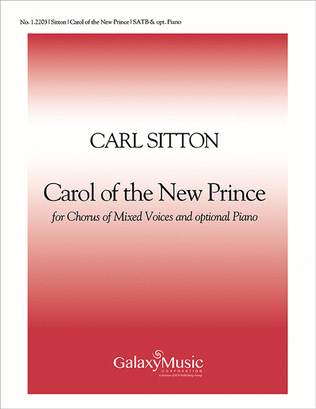 Book cover for Carol of the New Prince