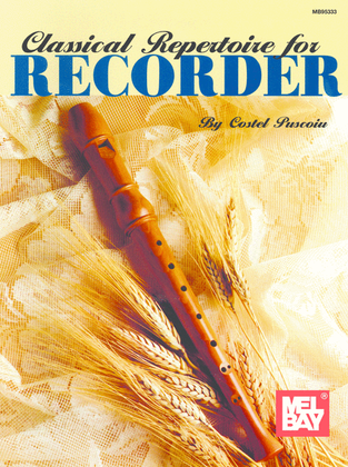Book cover for Classical Repertoire for Recorder