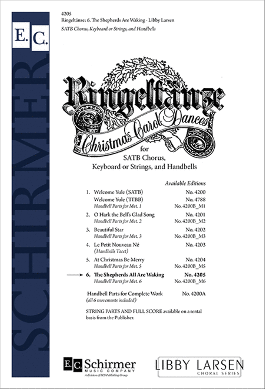 Ringeltänze 6. The Shepherds All Are Waking 4-Part scores gallery preview page 1