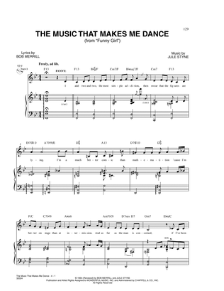 Book cover for The Music That Makes Me Dance (from Funny Girl)