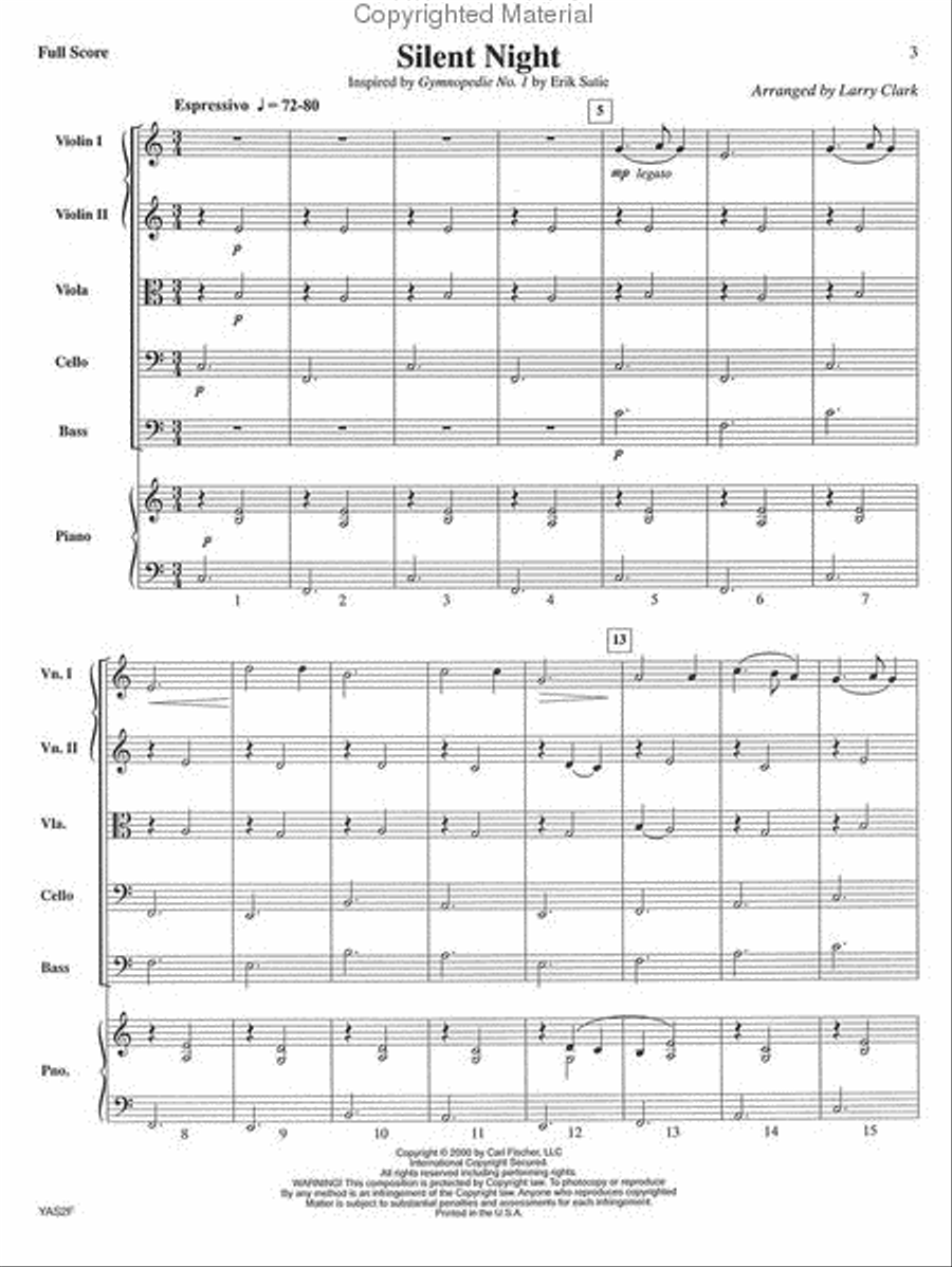 Silent Night (Inspired By Gymnopedie No. 1 By Erik Satie)