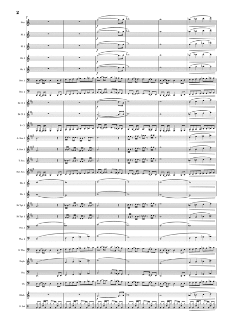 Our House Concert Band scores gallery preview page 2