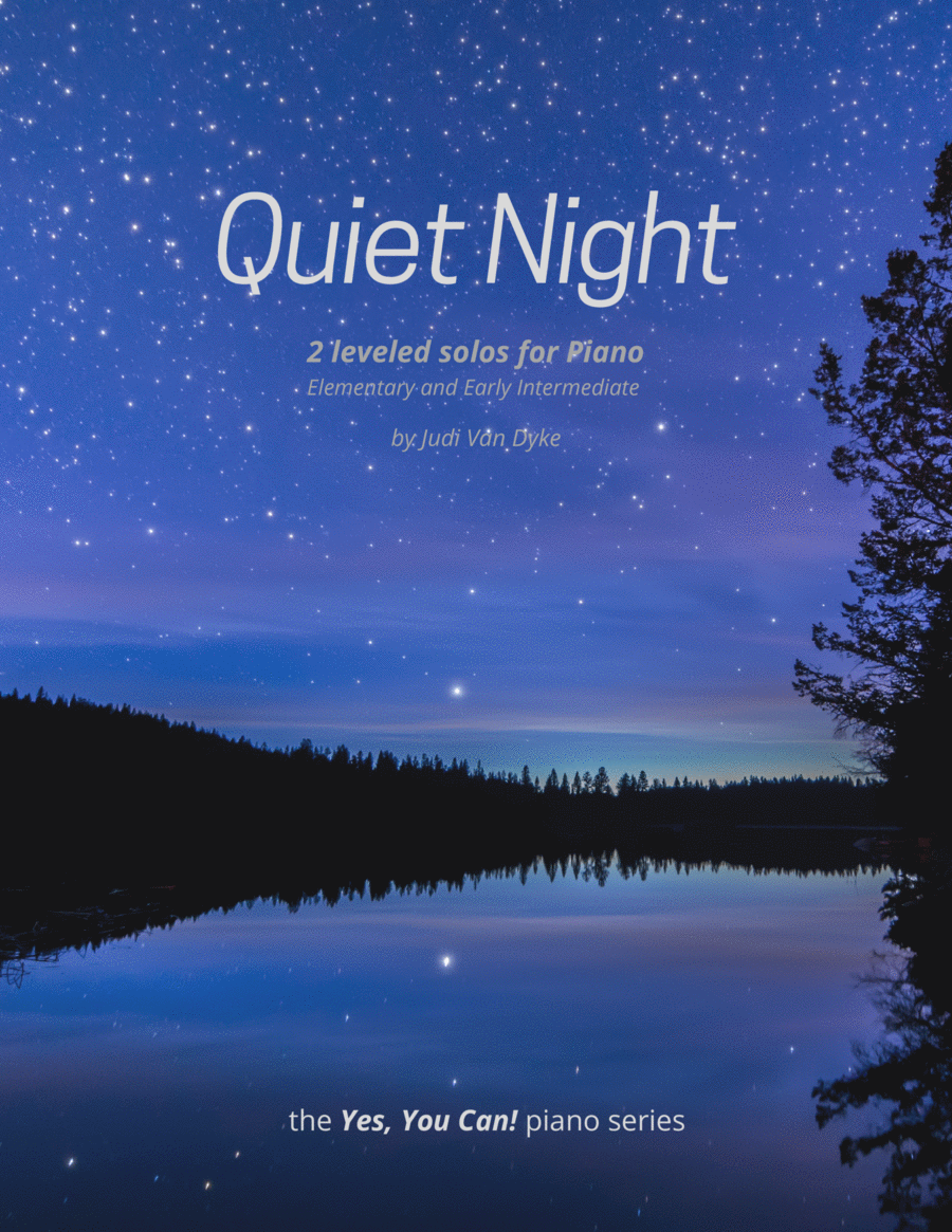 Quiet Night - 2 leveled Solos for Piano image number null