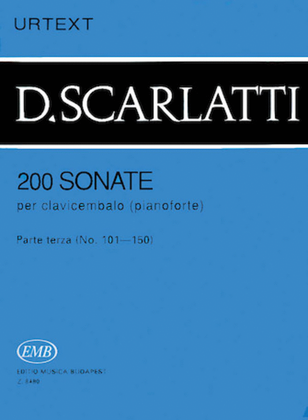 Book cover for 200 Sonatas – Volume 3