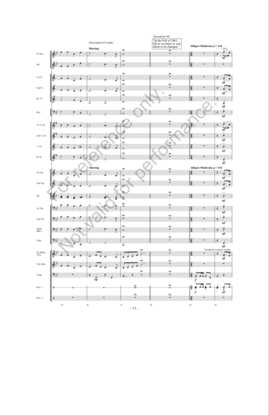 Ask Not Concert Band scores gallery preview page 10