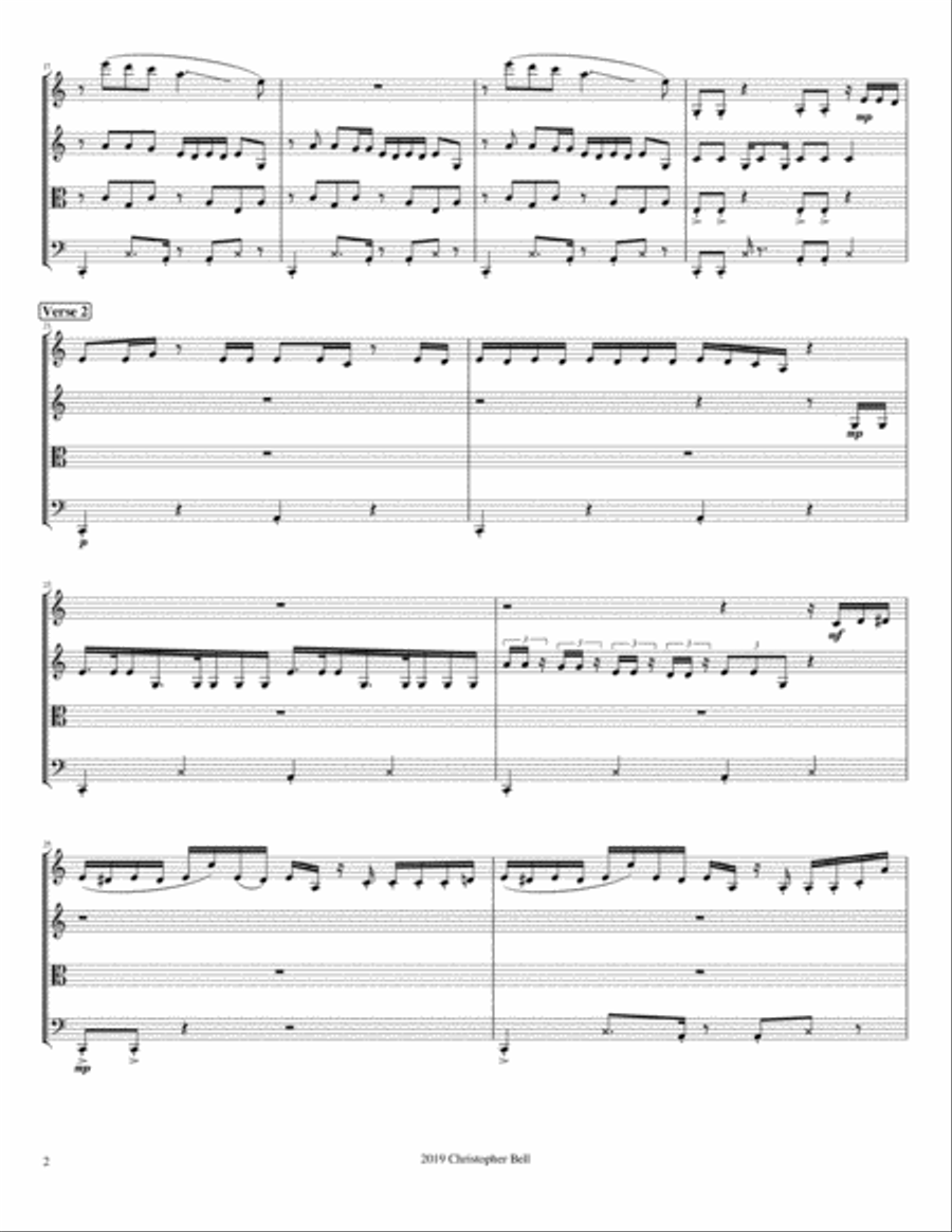 Truth Hurts Truth Hurts String Quartet scores gallery preview page 3