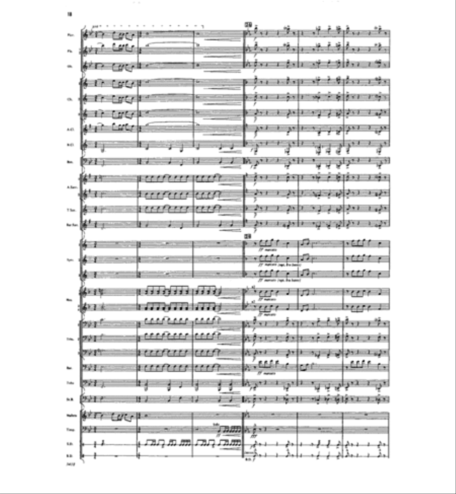 Three Folk Miniatures Concert Band scores gallery preview page 16